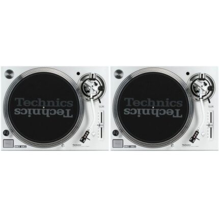 Technics SL-1200MK7-S Direct Drive Professional Turntable Pair - Silver